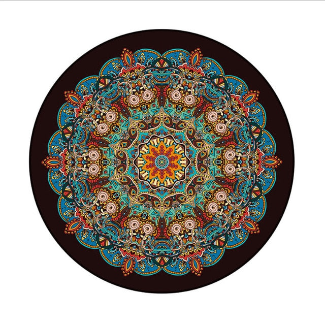 Mandala Palette Rug - 4 Seasons Home Gadgets