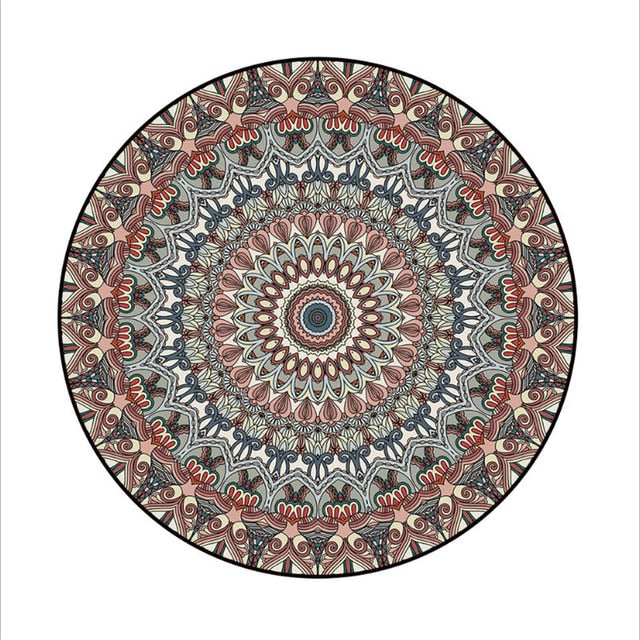 Mandala Palette Rug - 4 Seasons Home Gadgets