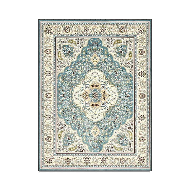 Oriental Blue Area Rug - 4 Seasons Home Gadgets