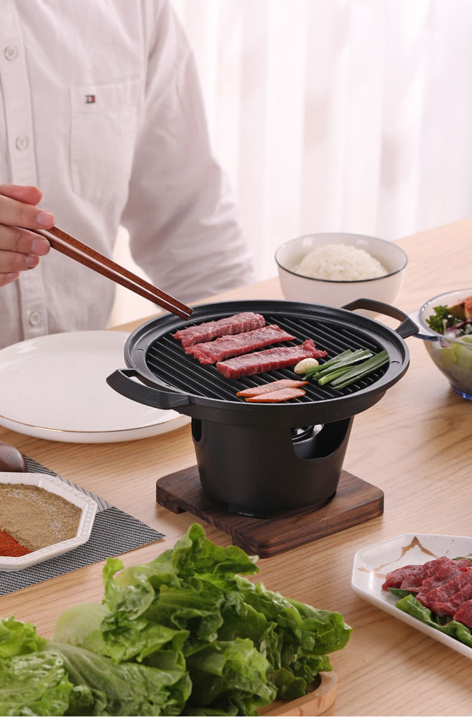 Mini BBQ Grill - 4 Seasons Home Gadgets