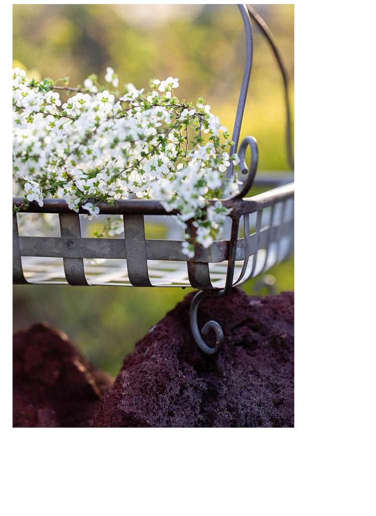 Galvanized Metal Basket - 4 Seasons Home Gadgets