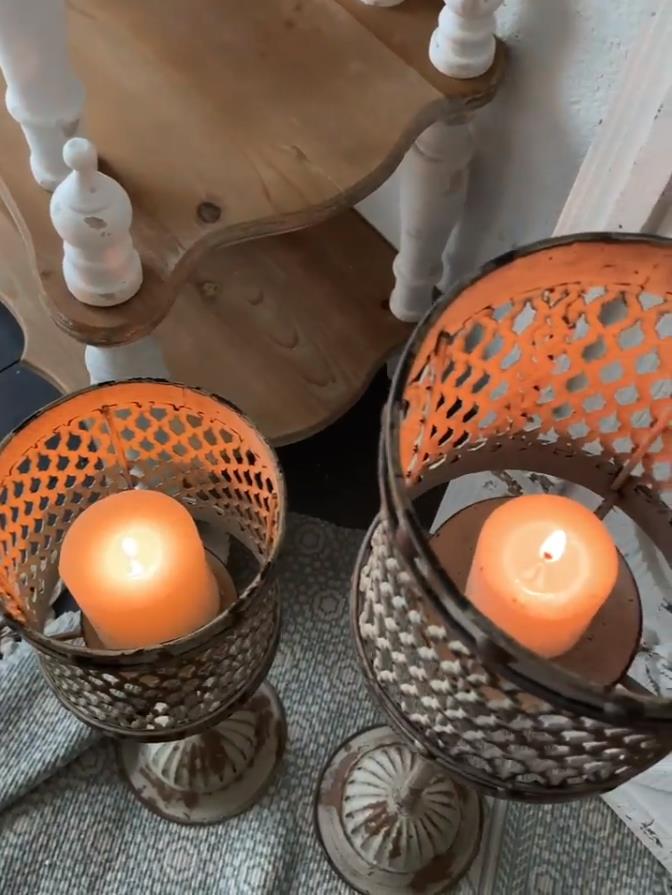 Moroccan Temple Metal Floor Candle Stand Set - 4 Seasons Home Gadgets