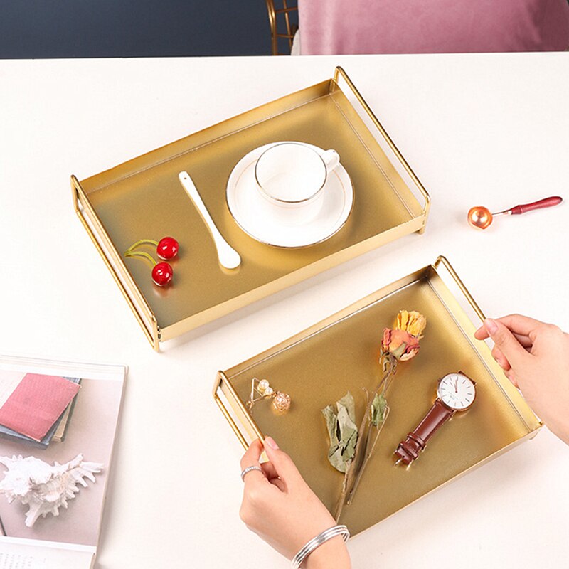 Golden Storage Tray Set - 4 Seasons Home Gadgets