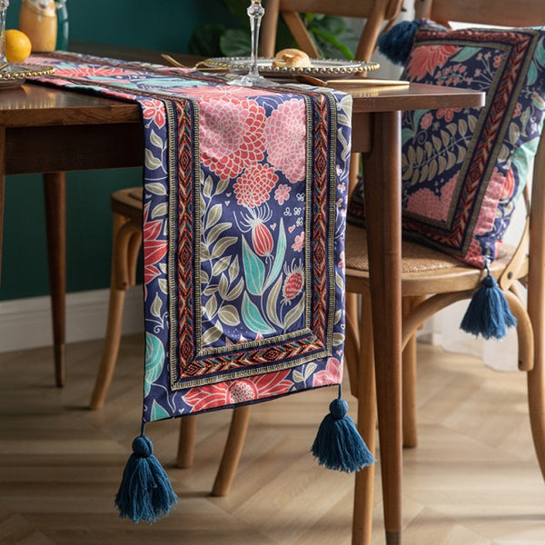 Floral Table Runner - 4 Seasons Home Gadgets