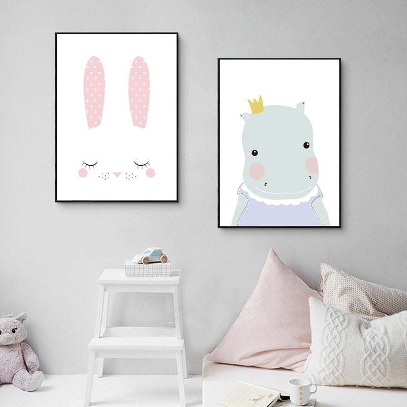 Sweet Loving Animal Portraits Wall Art - 4 Seasons Home Gadgets