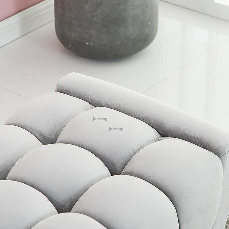 Wide Tufted Velvet Cocktail Ottoman Bench - 4 Seasons Home Gadgets