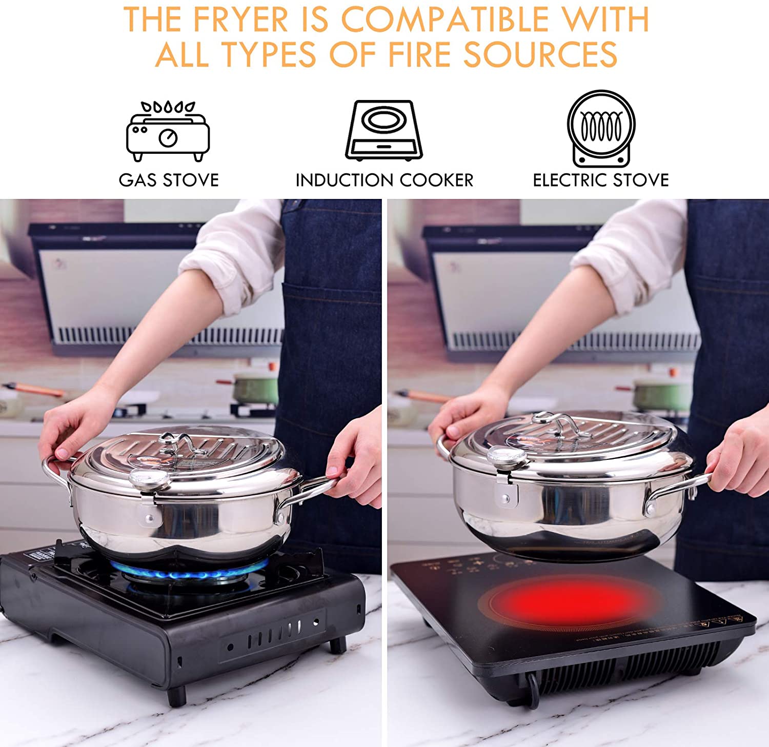 Japanese Deep Frying Pot - 4 Seasons Home Gadgets