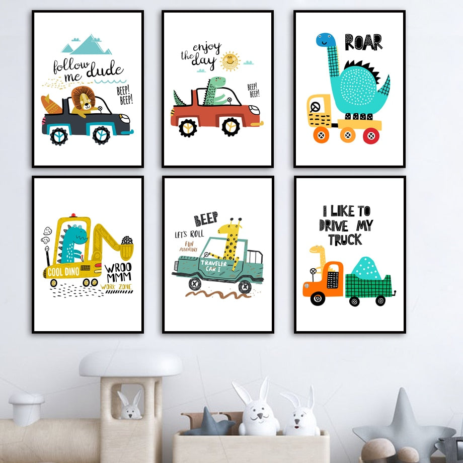 Boom Truck & Crane Wall Art - 4 Seasons Home Gadgets