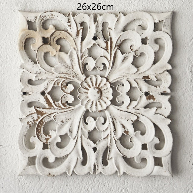 French Decorative Carved Floral Wall Décor - 4 Seasons Home Gadgets