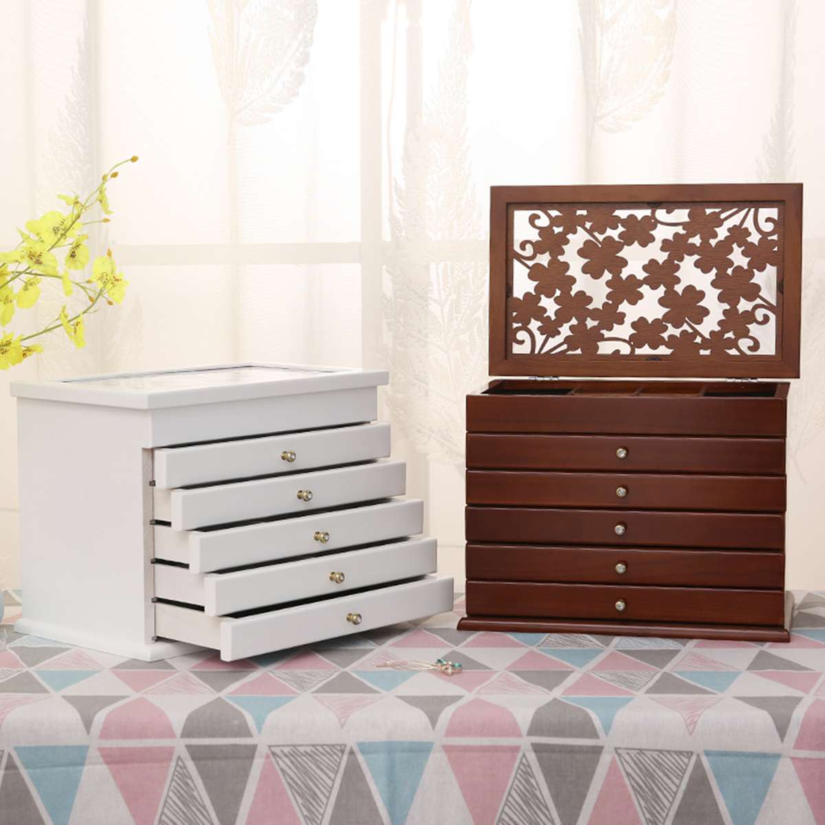 Large Organizer Jewelry Box - 4 Seasons Home Gadgets