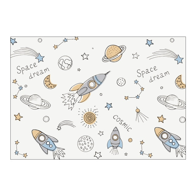 Star in Galaxy &  Safari Zoo Rug - 4 Seasons Home Gadgets