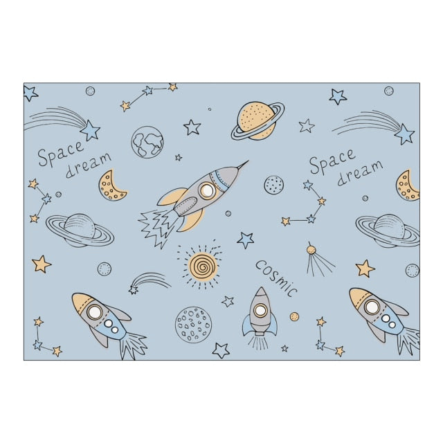 Star in Galaxy &  Safari Zoo Rug - 4 Seasons Home Gadgets