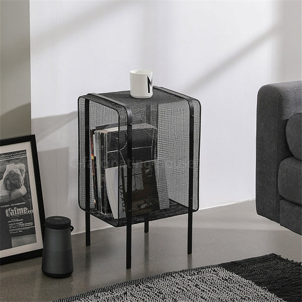 Metal Mesh Magazine Shelve - 4 Seasons Home Gadgets