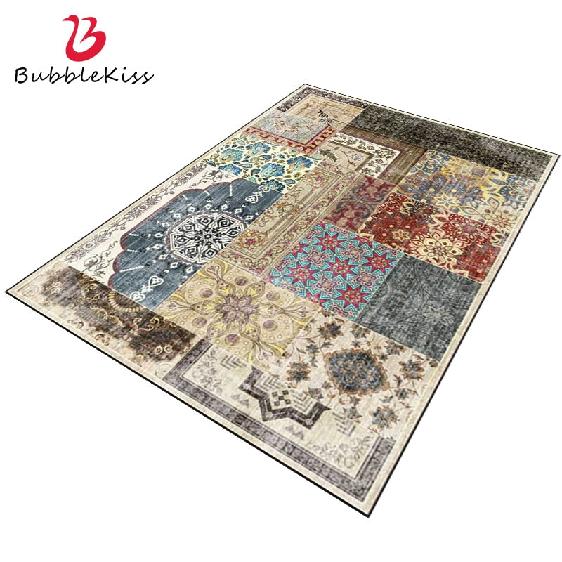 Persian Cream Blue Area Rug - 4 Seasons Home Gadgets