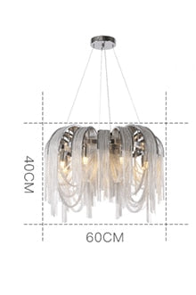 Tassel Chain Chandelier - 4 Seasons Home Gadgets