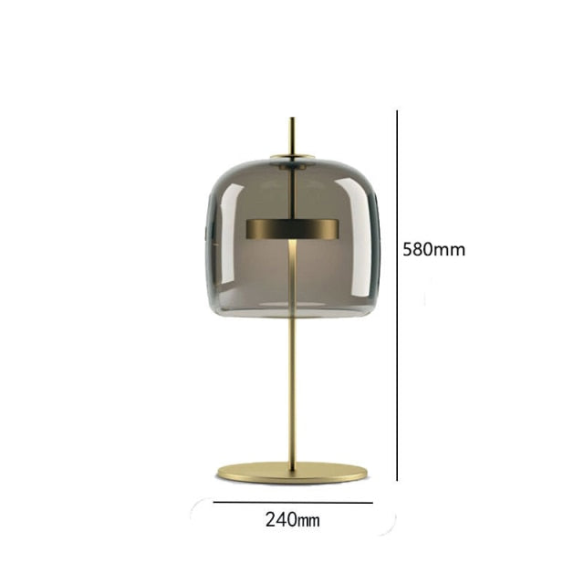 Amber Glass Led Lamp - 4 Seasons Home Gadgets