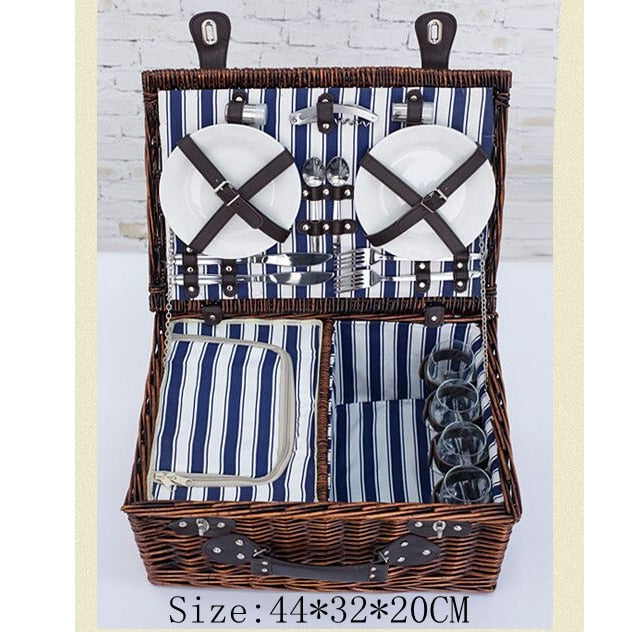 Willow Picnic Basket - 4 Seasons Home Gadgets