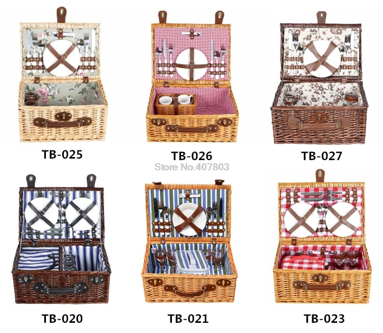 Willow Picnic Basket - 4 Seasons Home Gadgets