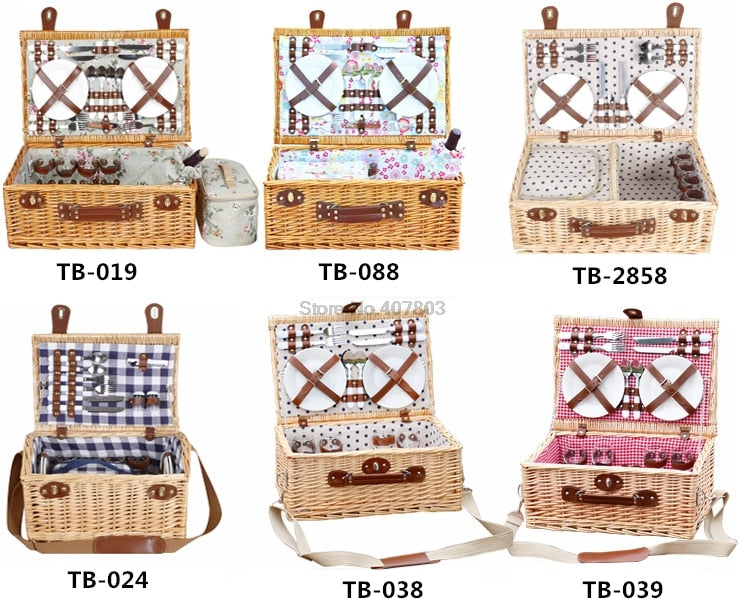 Willow Picnic Basket - 4 Seasons Home Gadgets