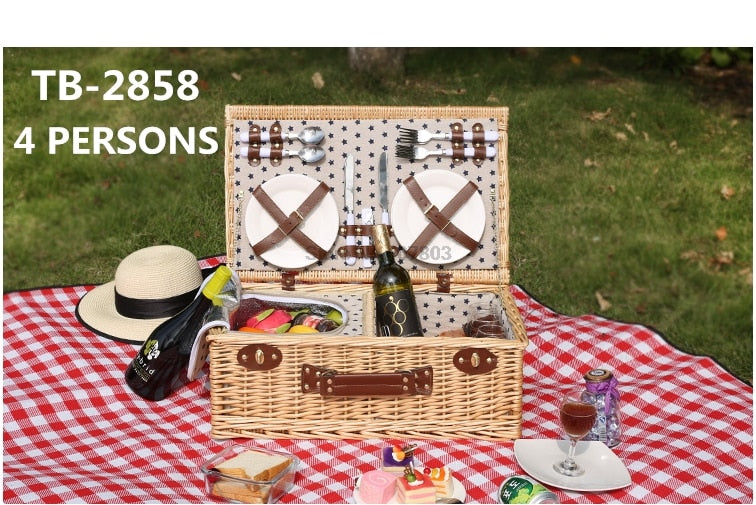 Willow Picnic Basket - 4 Seasons Home Gadgets