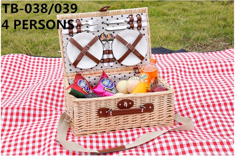 Willow Picnic Basket - 4 Seasons Home Gadgets