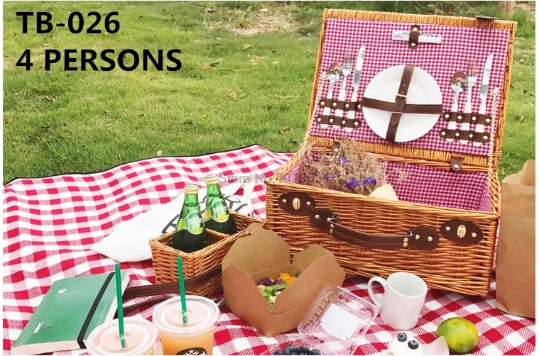 Willow Picnic Basket - 4 Seasons Home Gadgets