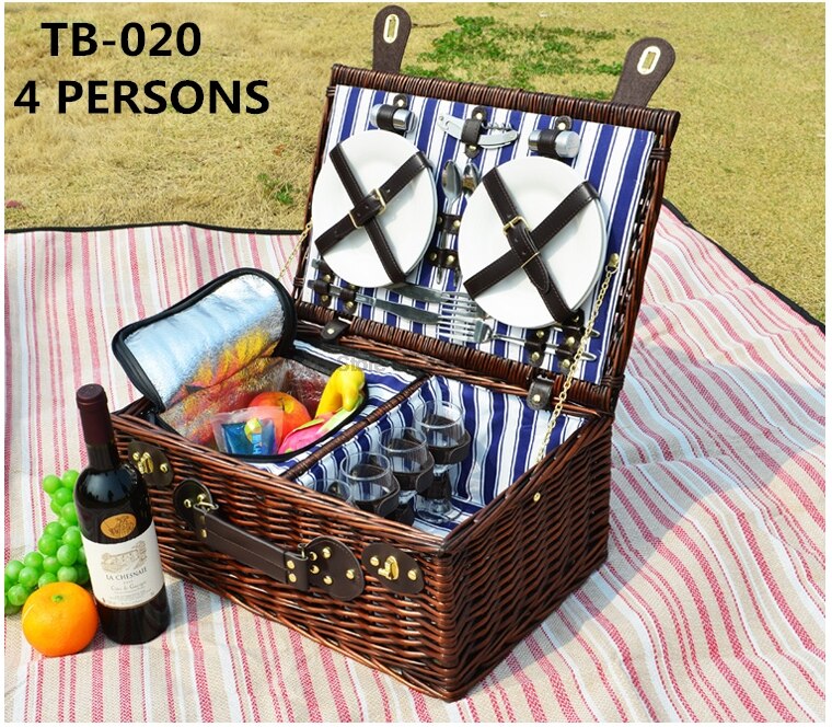 Willow Picnic Basket - 4 Seasons Home Gadgets