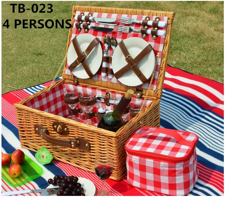 Willow Picnic Basket - 4 Seasons Home Gadgets