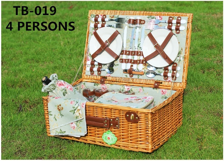 Willow Picnic Basket - 4 Seasons Home Gadgets