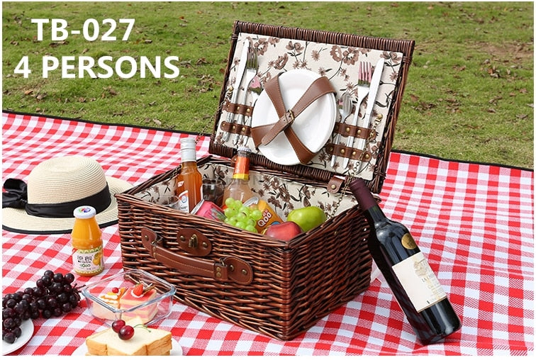 Willow Picnic Basket - 4 Seasons Home Gadgets