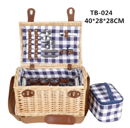 Willow Picnic Basket - 4 Seasons Home Gadgets