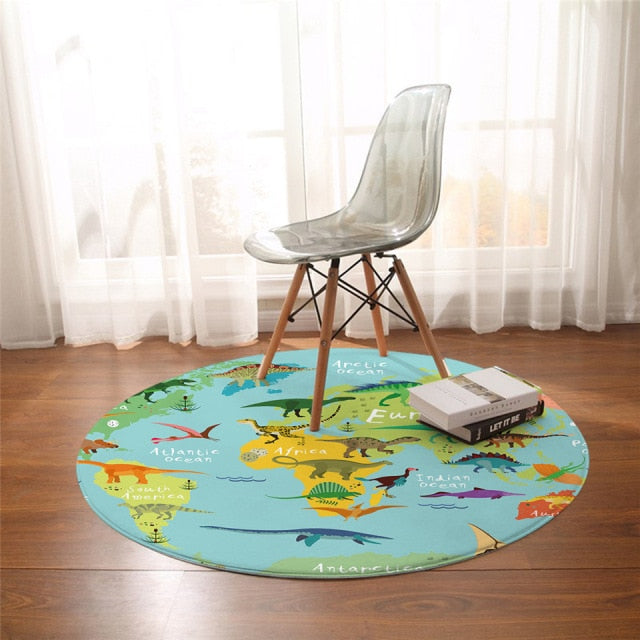 Dinosaur Jurassic Rug - 4 Seasons Home Gadgets