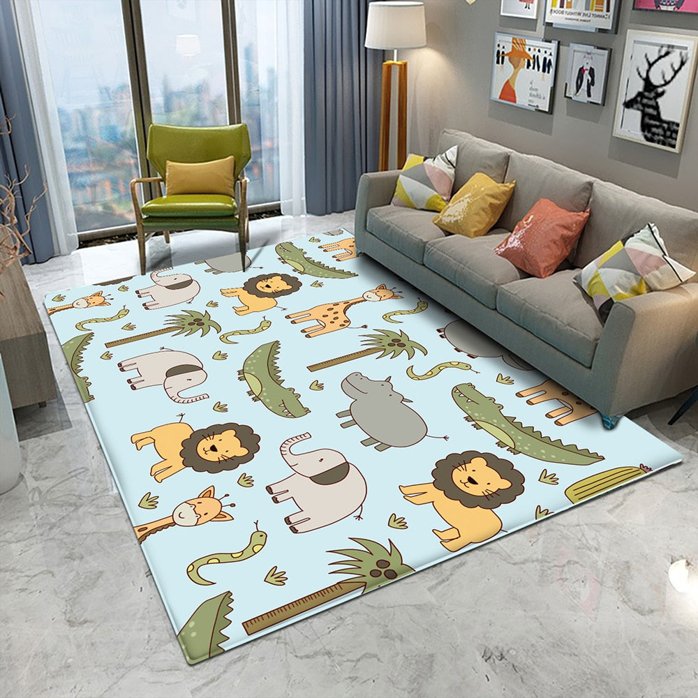 Star in Galaxy &  Safari Zoo Rug - 4 Seasons Home Gadgets