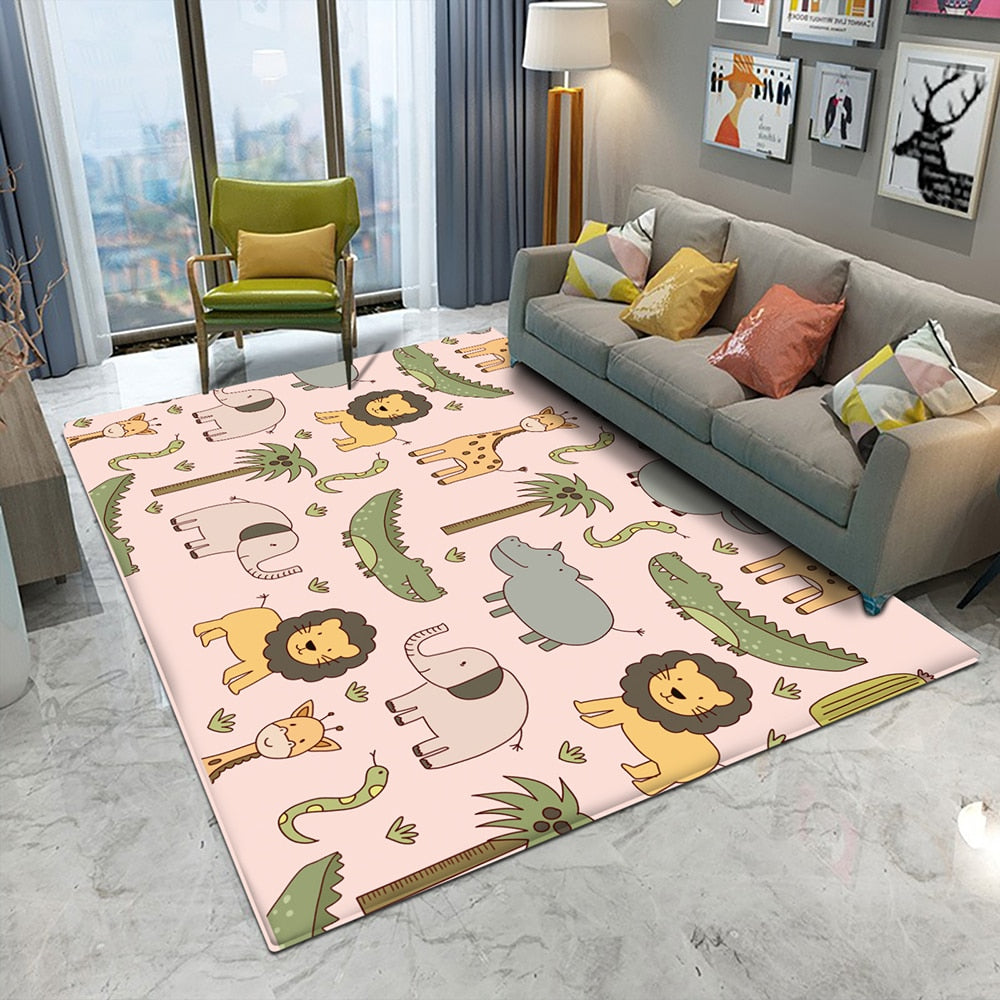 Star in Galaxy &  Safari Zoo Rug - 4 Seasons Home Gadgets