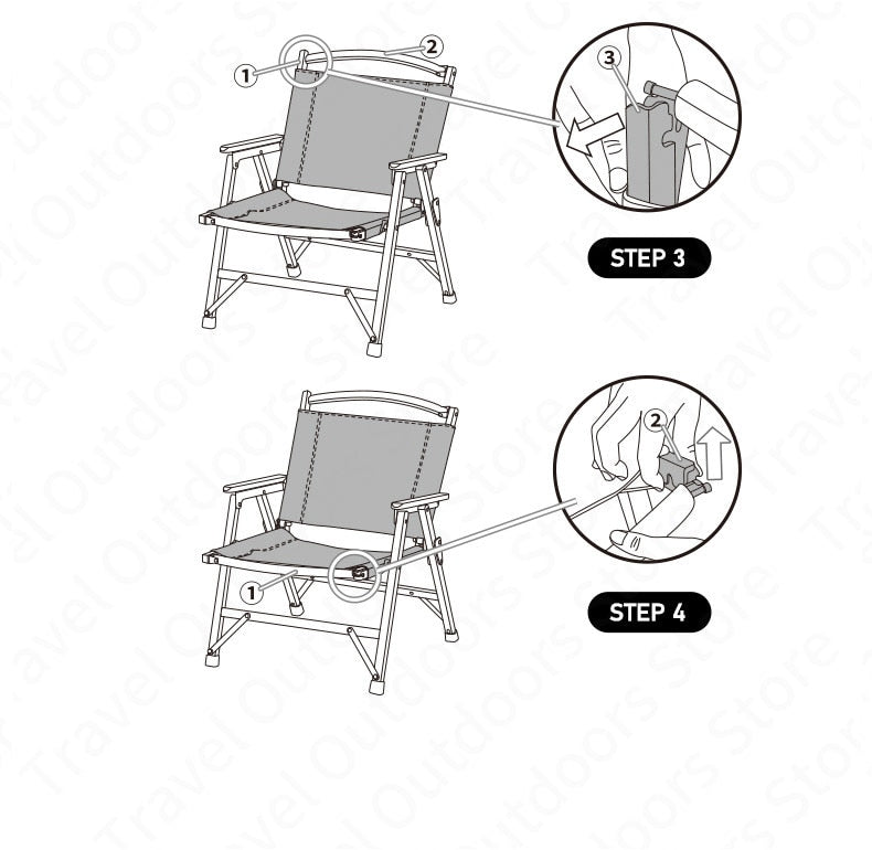 Loveseat Folding Camping Chair - 4 Seasons Home Gadgets