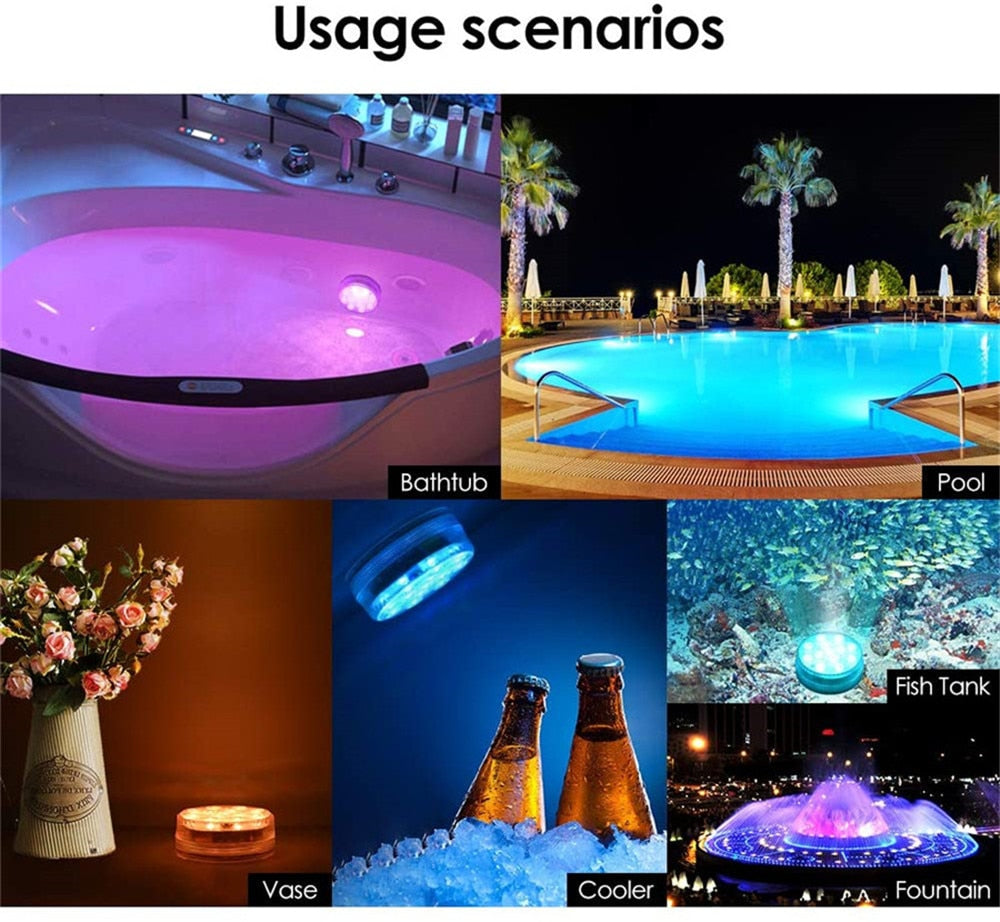 LED Waterproof Swimming Pool Light - 4 Seasons Home Gadgets