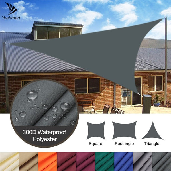 2/3/3.6/5M Triangle Sun Shade Sail Canopy for 98%UV Block Sun Shelter For Outdoor Facility&Activities Backyard Awning - 4 Seasons Home Gadgets
