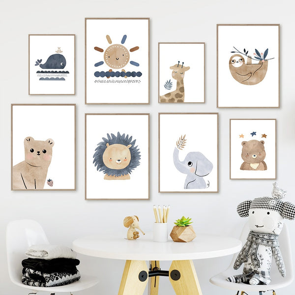 Wild Animal In Nature Wall Art - 4 Seasons Home Gadgets