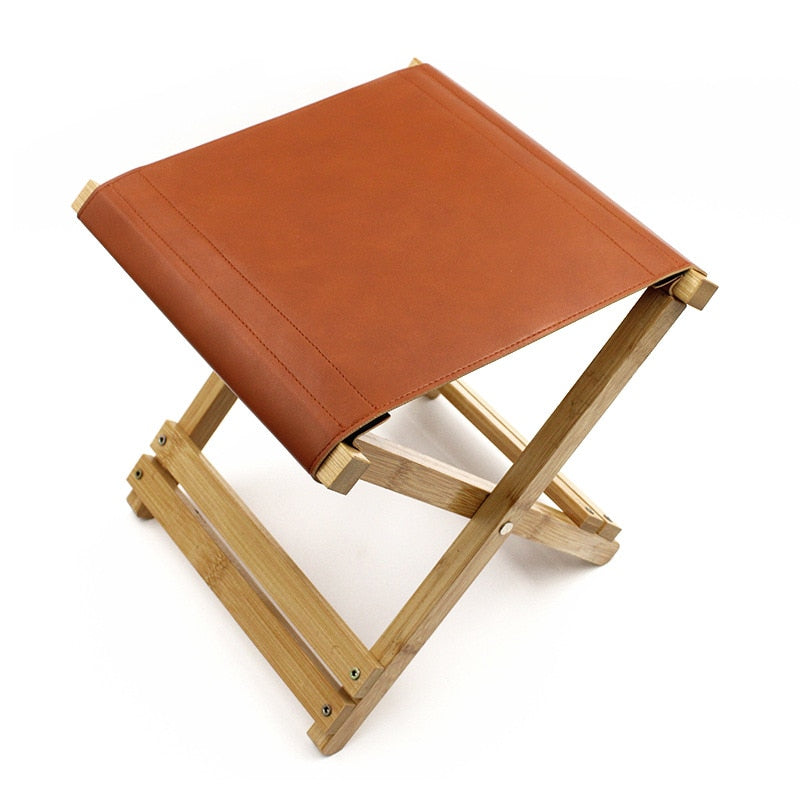 Leather Folding Chair - 4 Seasons Home Gadgets