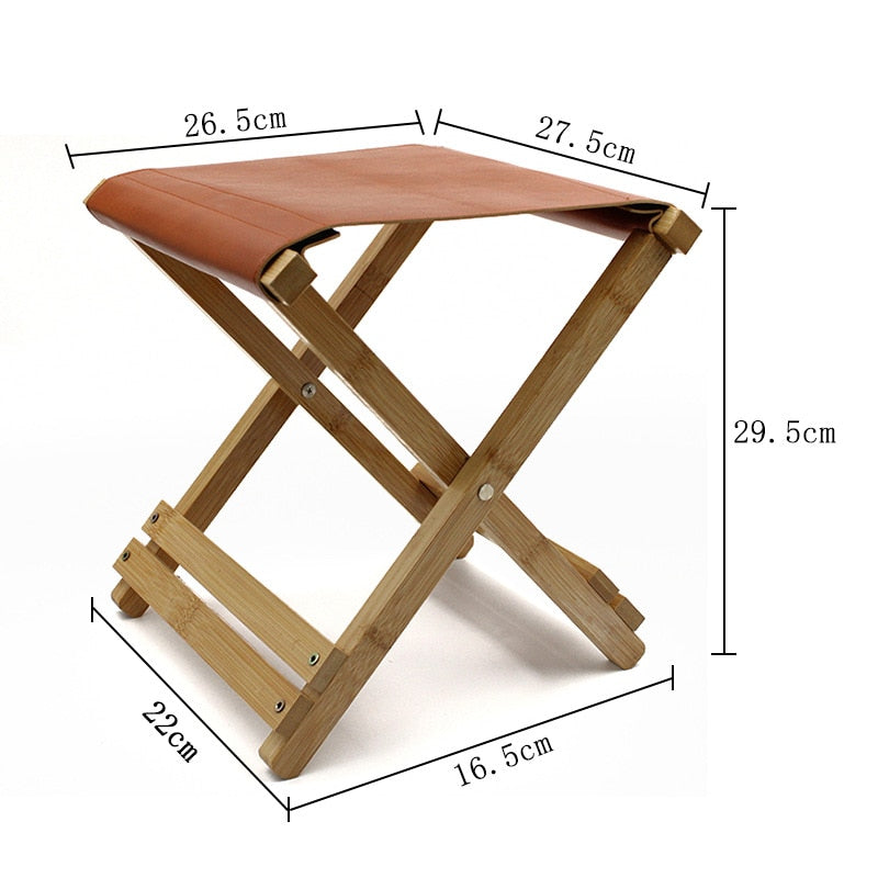 Leather Folding Chair - 4 Seasons Home Gadgets