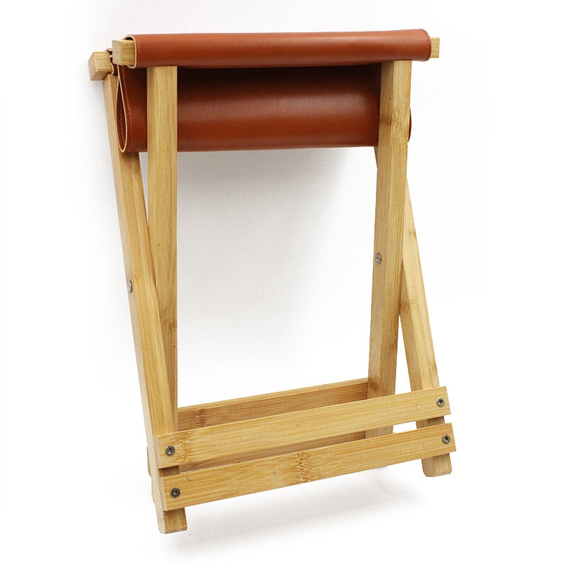 Leather Folding Chair - 4 Seasons Home Gadgets