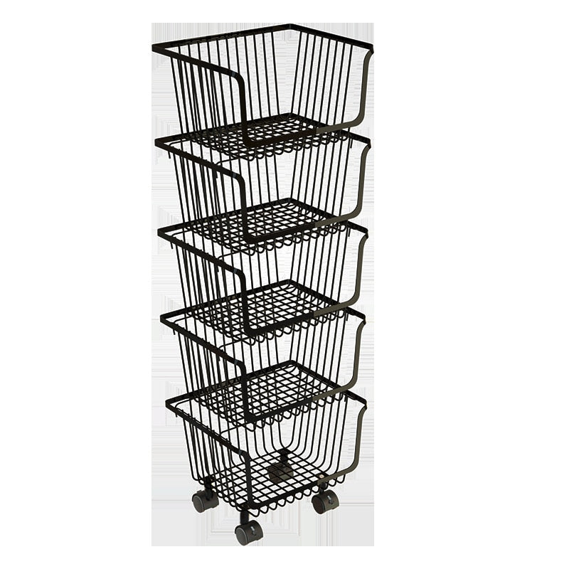 Metal Baskets Rack - 4 Seasons Home Gadgets