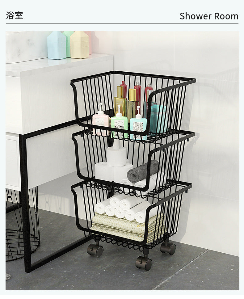 Metal Baskets Rack - 4 Seasons Home Gadgets