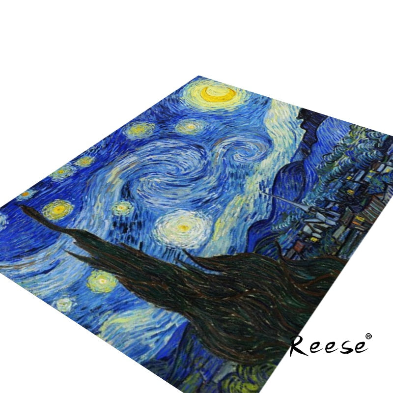 Starry Night Rug - 4 Seasons Home Gadgets