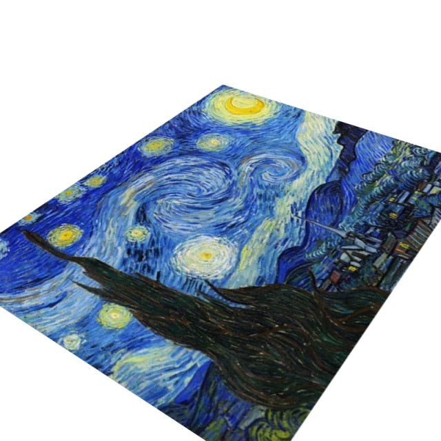 Starry Night Rug - 4 Seasons Home Gadgets