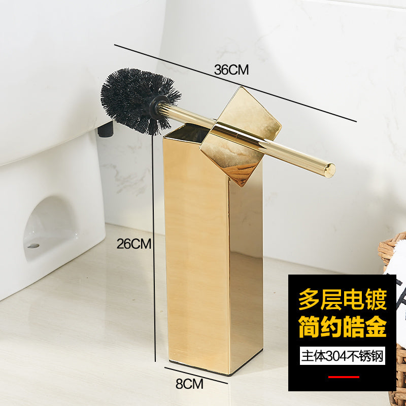 Gold Free Stand Toilet Brush Holder - 4 Seasons Home Gadgets