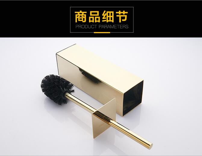 Gold Free Stand Toilet Brush Holder - 4 Seasons Home Gadgets