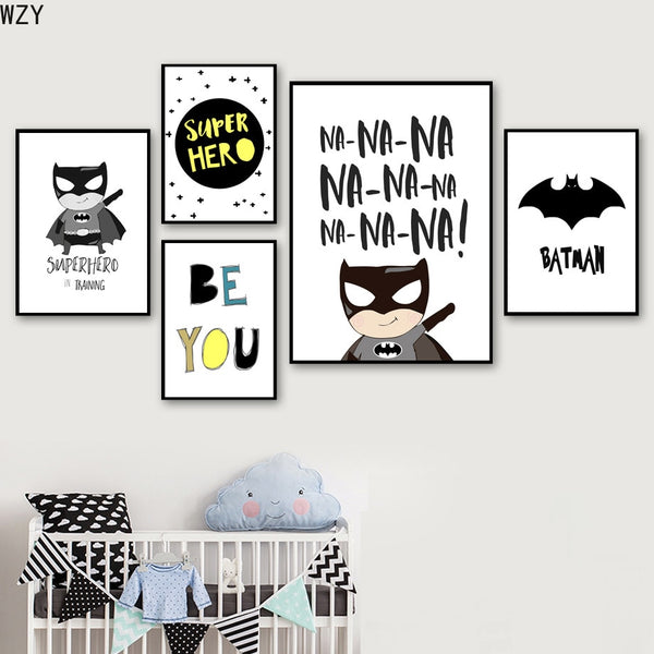 Superhero Batman Wall Art - 4 Seasons Home Gadgets