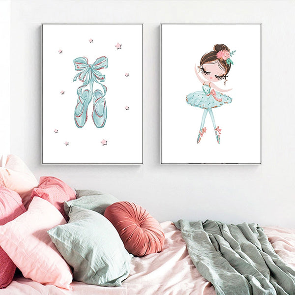 Dancing Ballerina Wall Art Set - 4 Seasons Home Gadgets