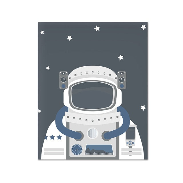 Astronaut Reach For The Stars Wall Art - 4 Seasons Home Gadgets